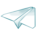 icon paper plane
